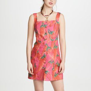 Farm rio Red Pepper Linen Mini Dress